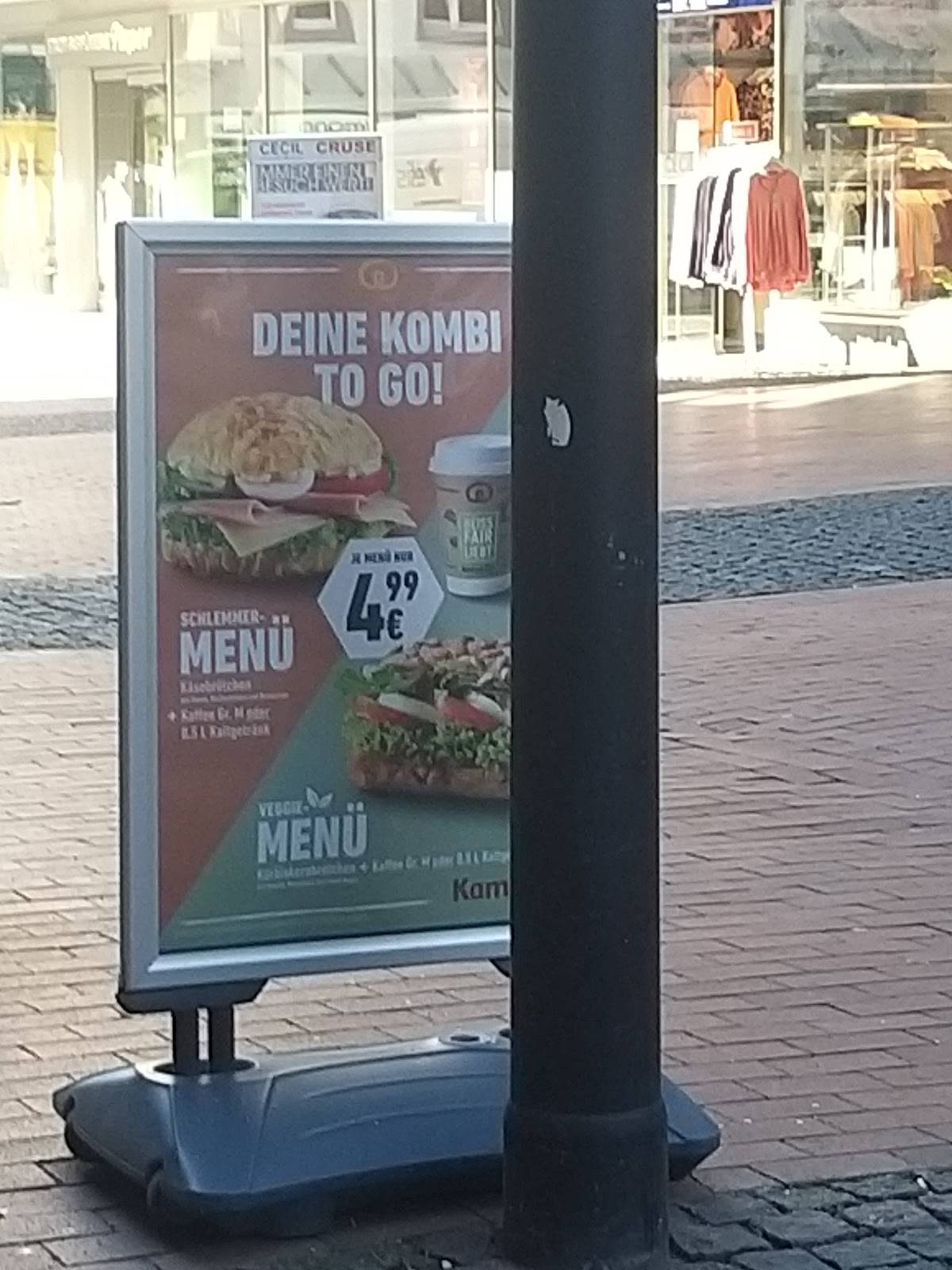 Kamps Bäckerei меню