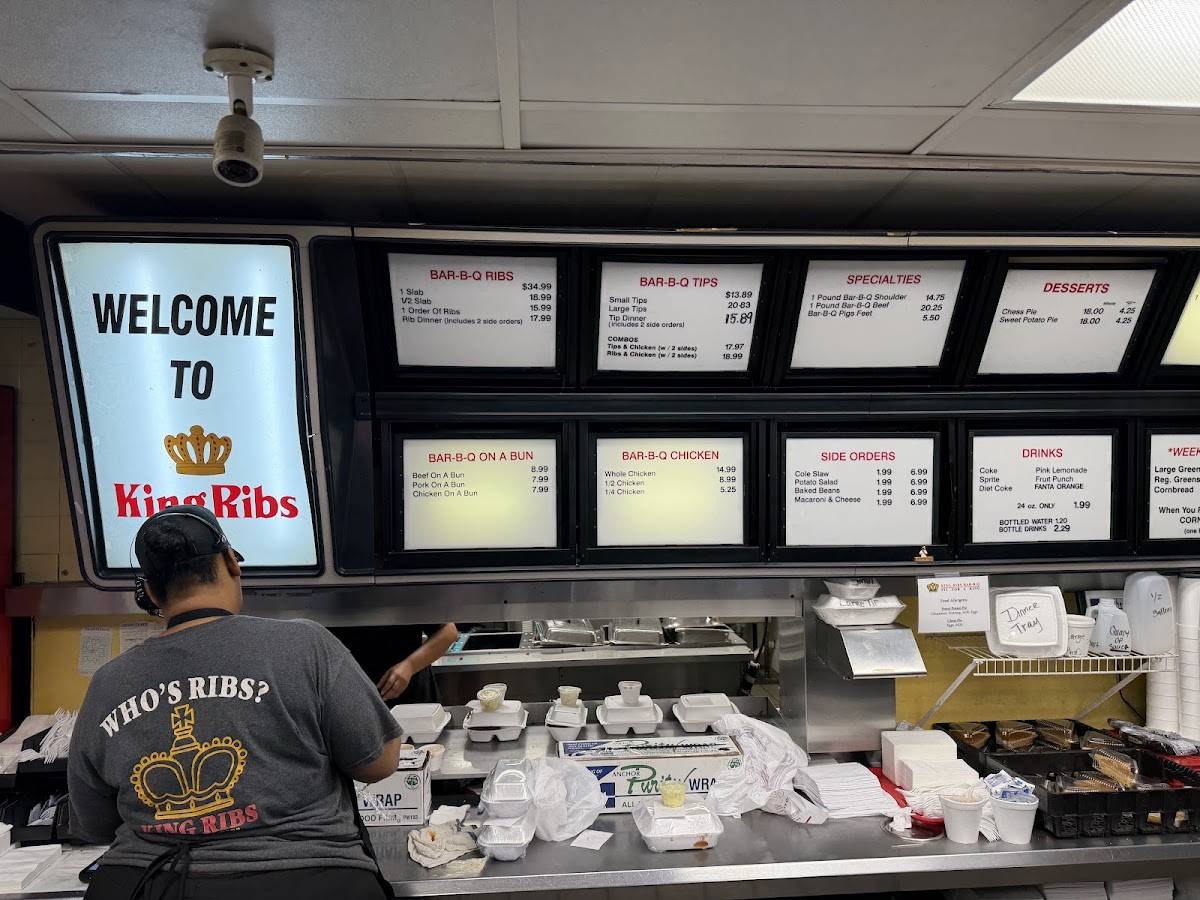 King Ribs BBQ меню
