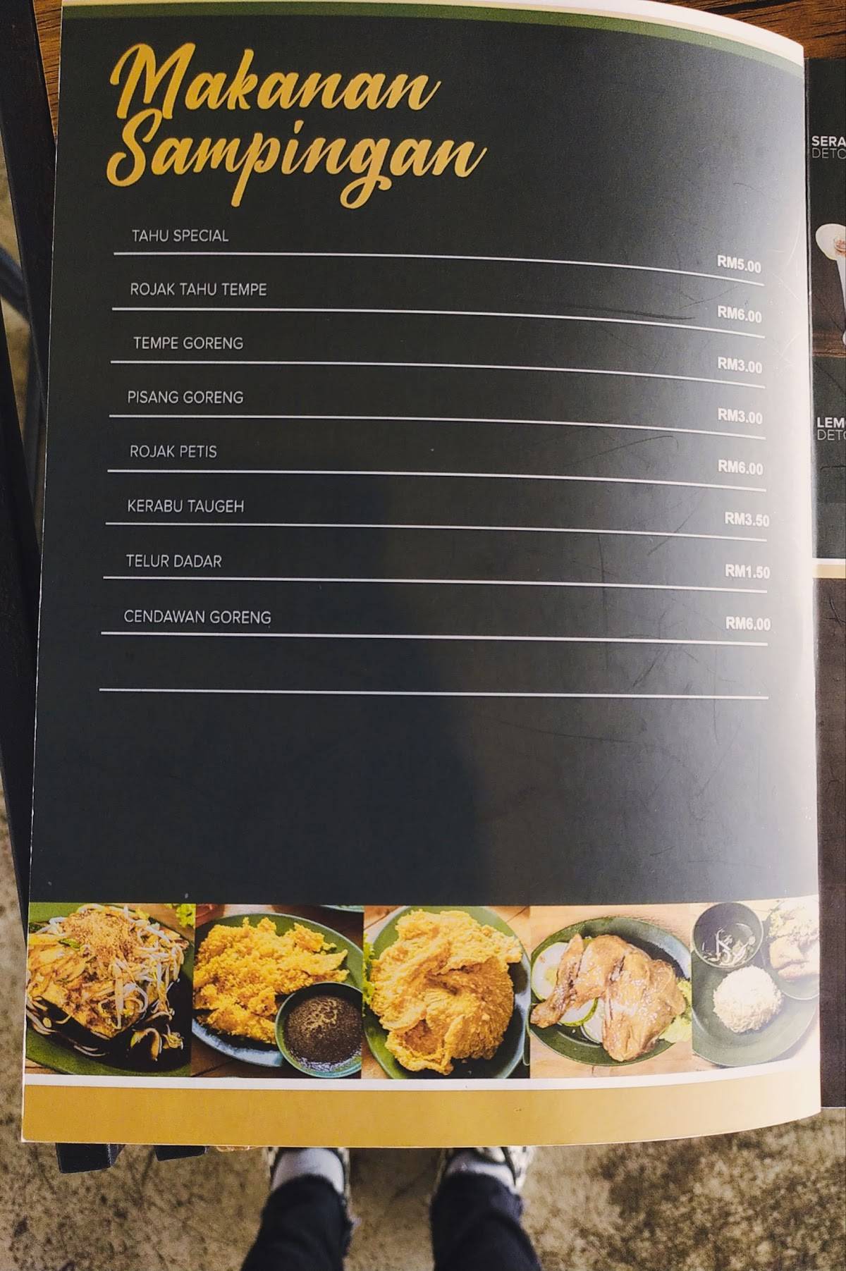 LB NASI AYAM (TAMAN UNIVERSITY PRT RAJA) меню