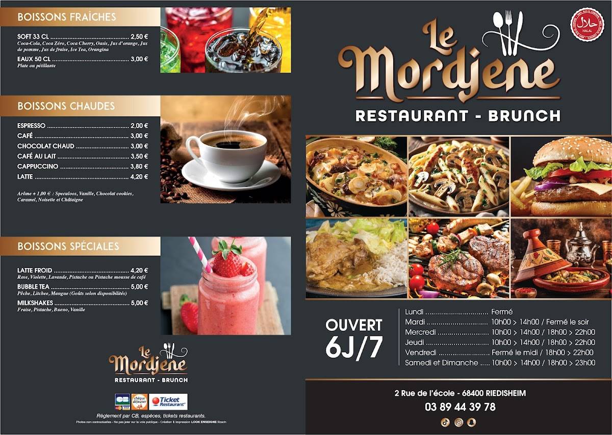 LE MORDJENE меню