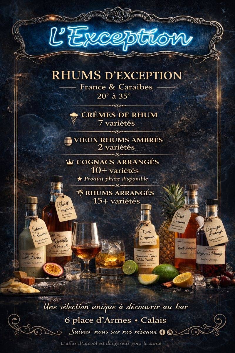 L'Exception меню