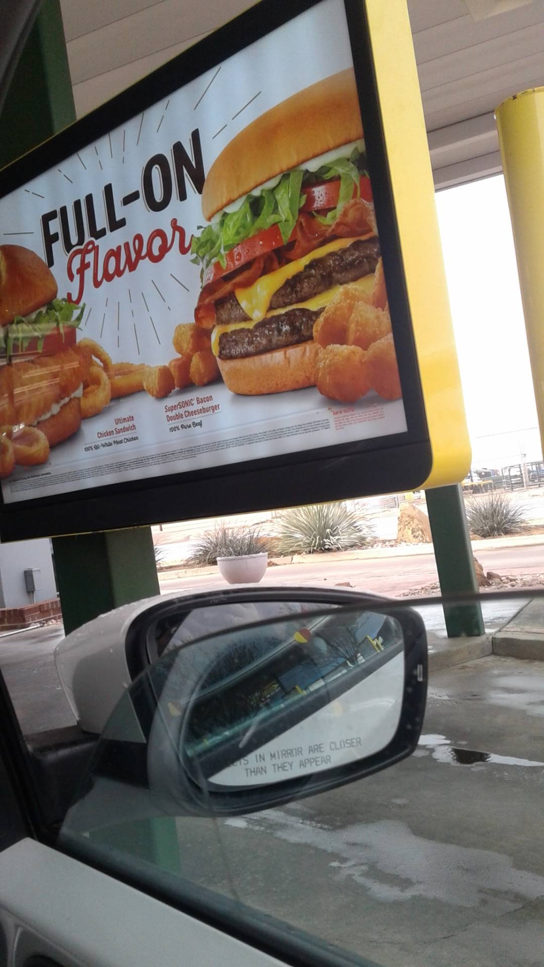 Sonic Drive-In меню
