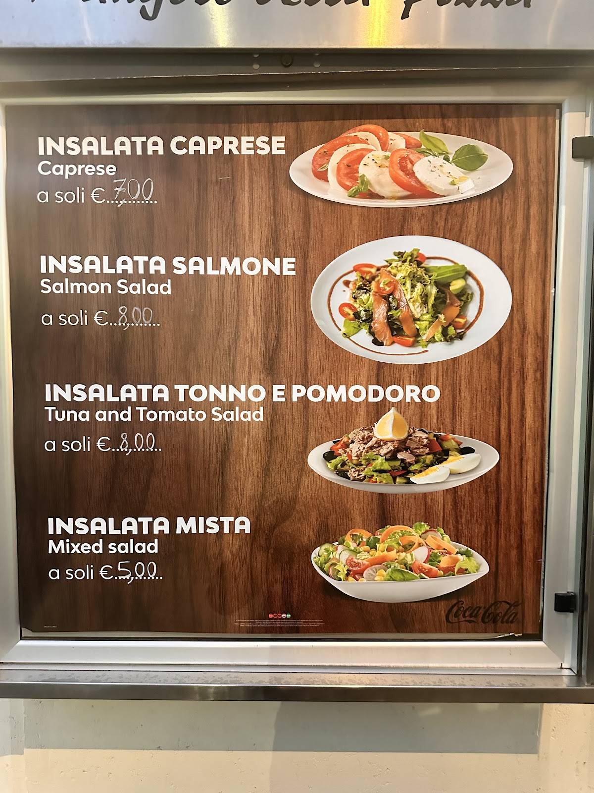 L'angolo della pizza меню