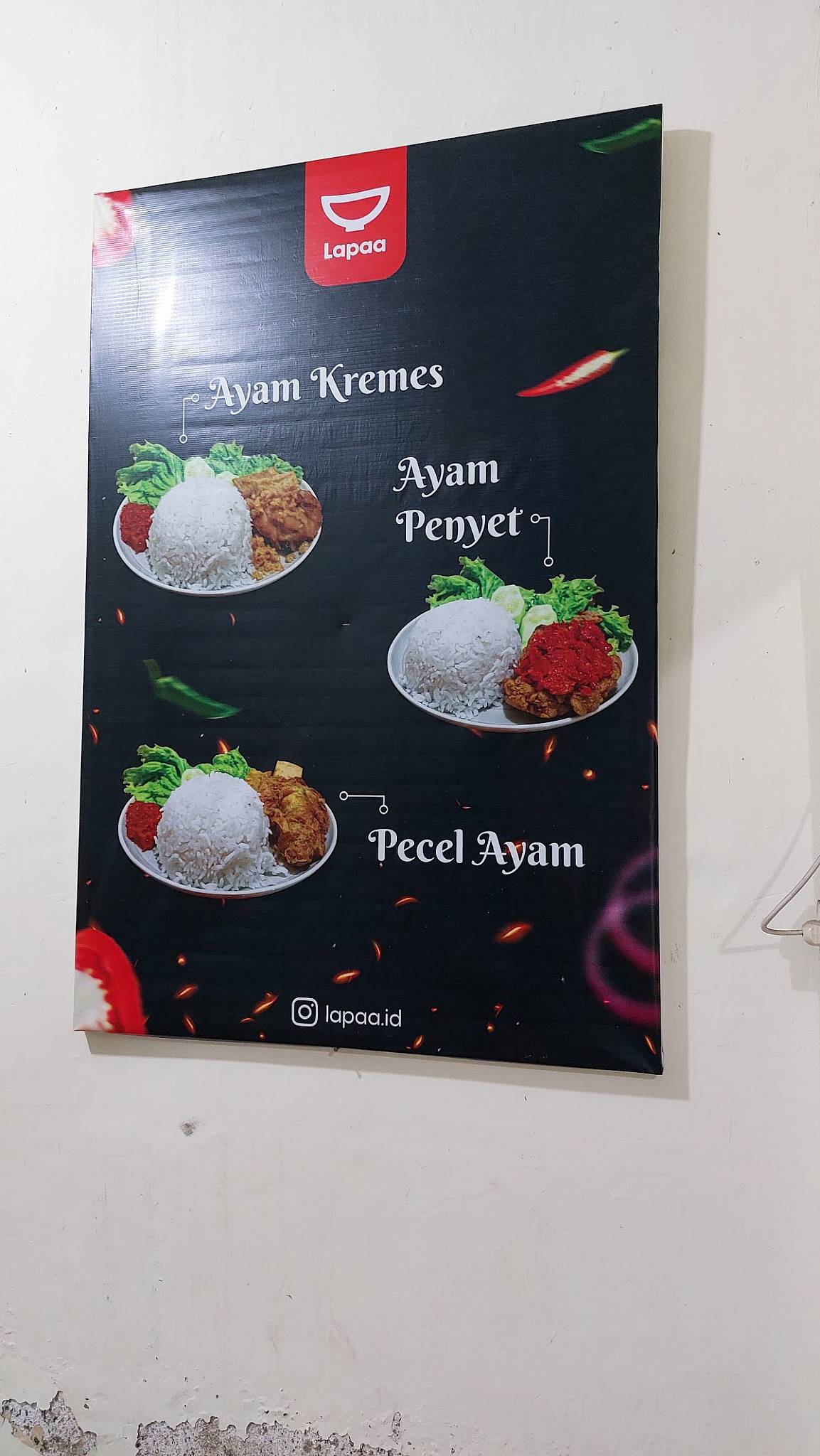 Lapaa меню
