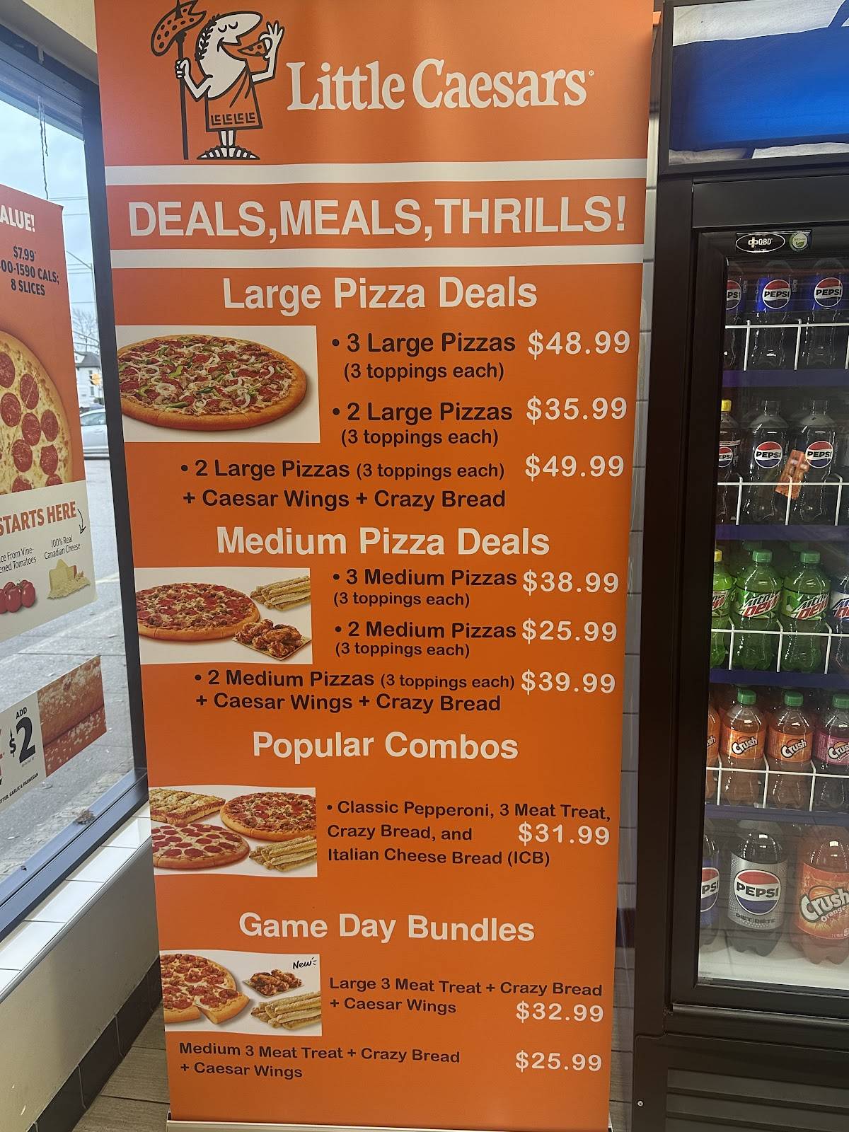 Little Caesars Pizza меню