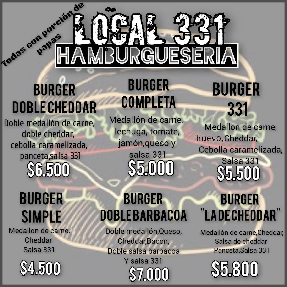 Local331burger меню