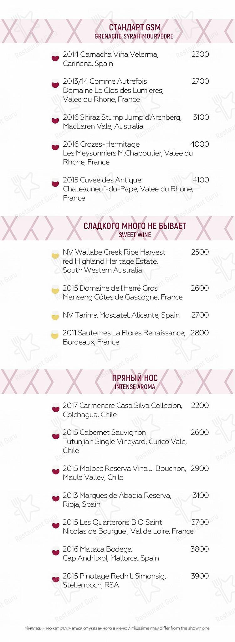 Group Booking Menu ресторана Lalaki