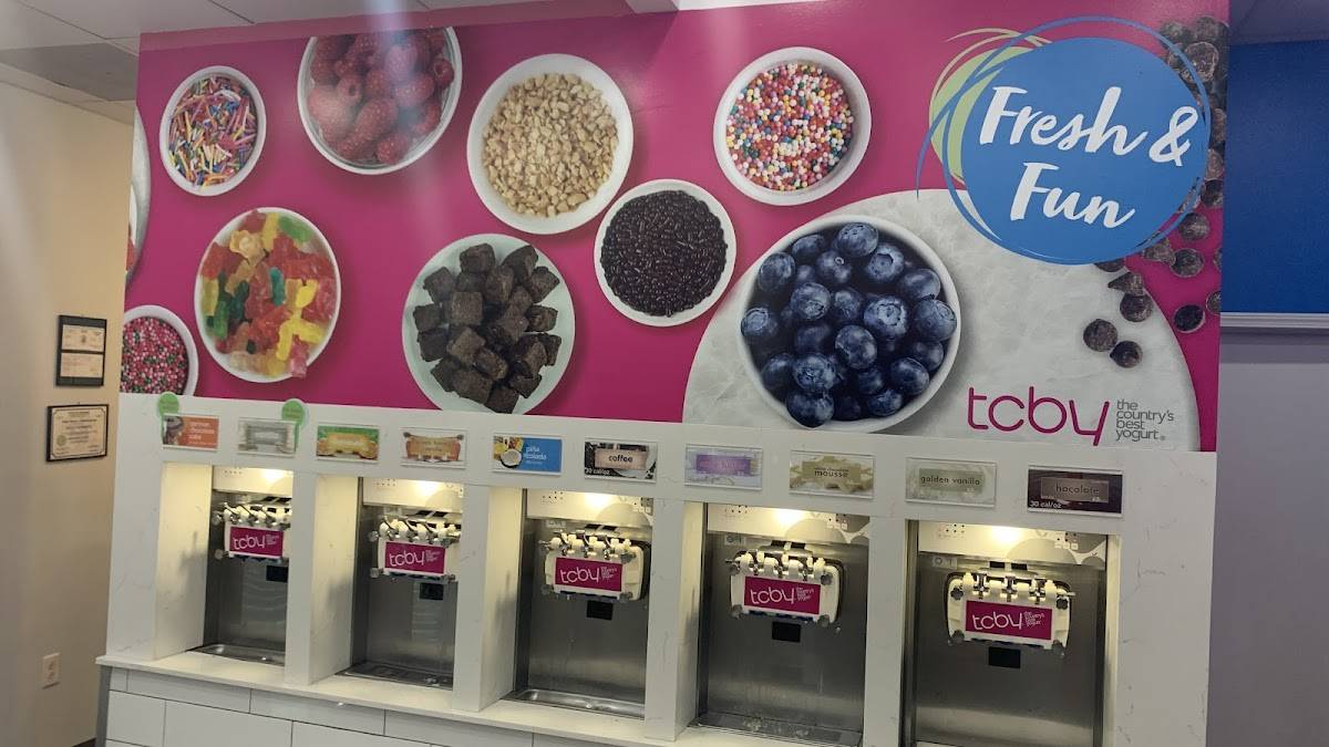 TCBY меню