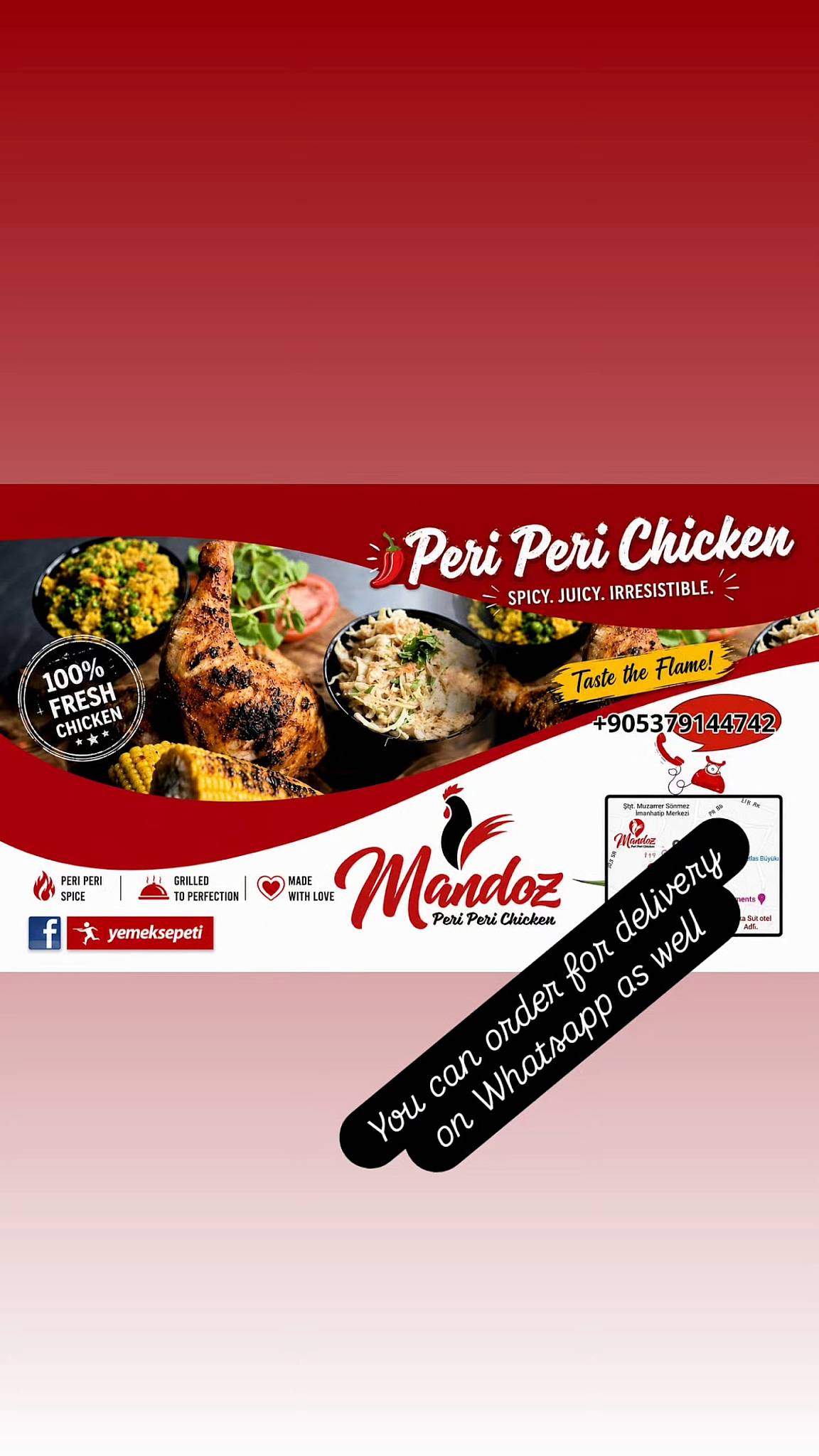 Mandoz Peri peri Chicken Restaurant and Bar меню