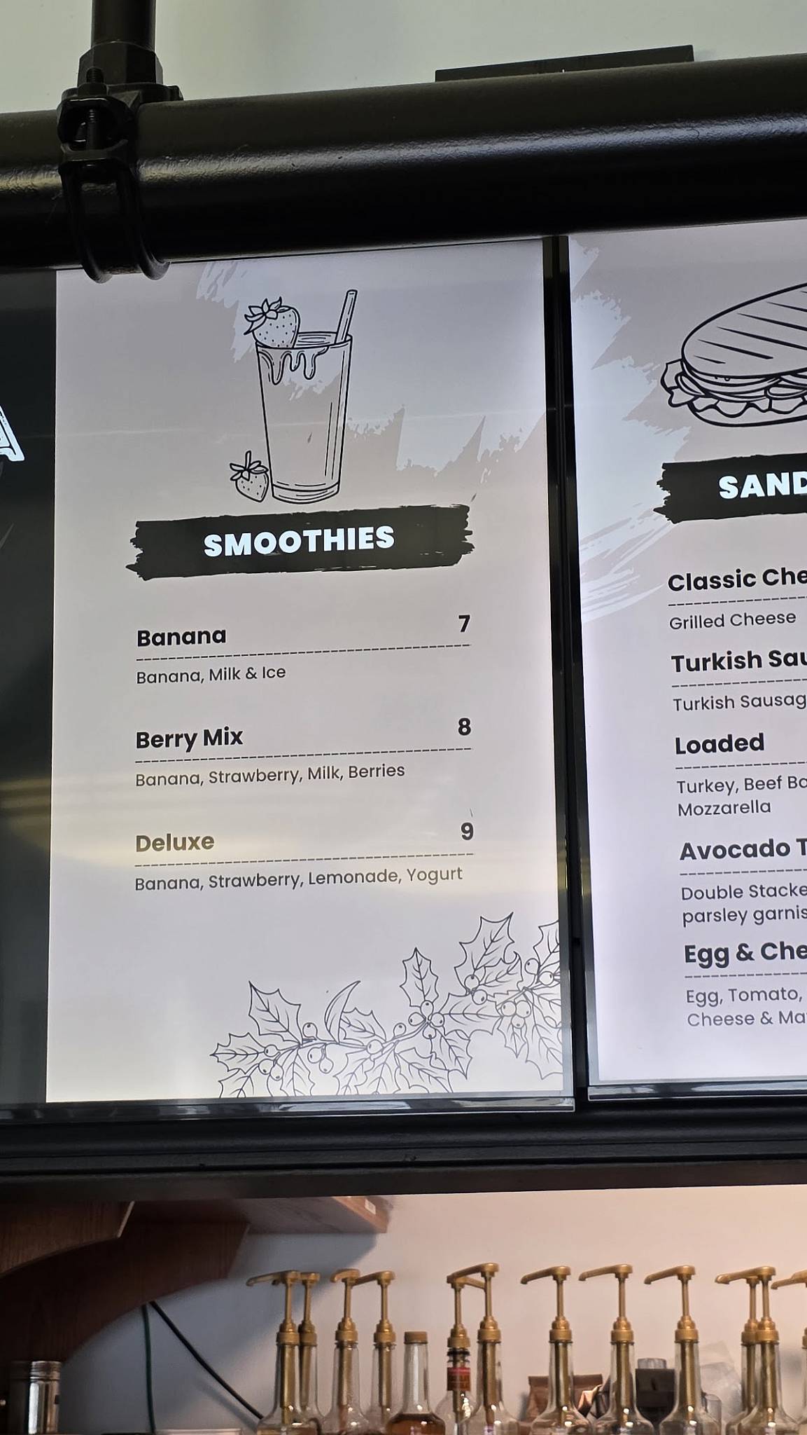 Manzara Cafe меню