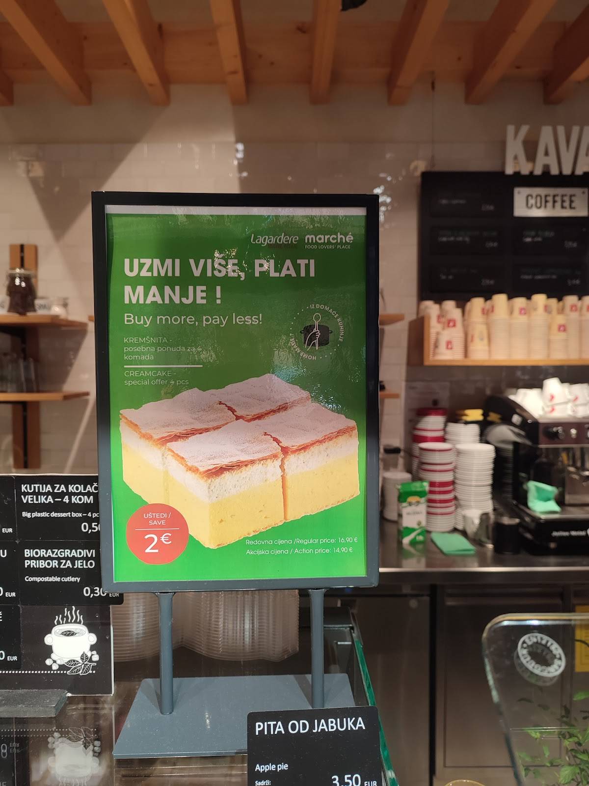Marché Odmorište Kupjak меню