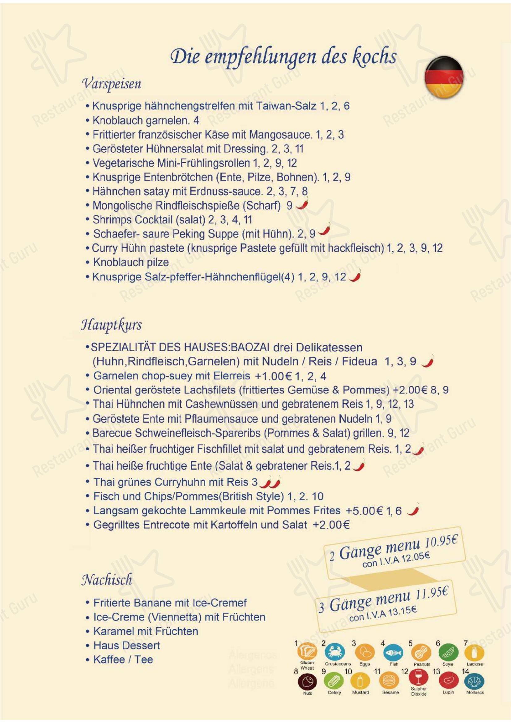 Меню ресторана Maritaos Kitchen - Rojales - Детское
