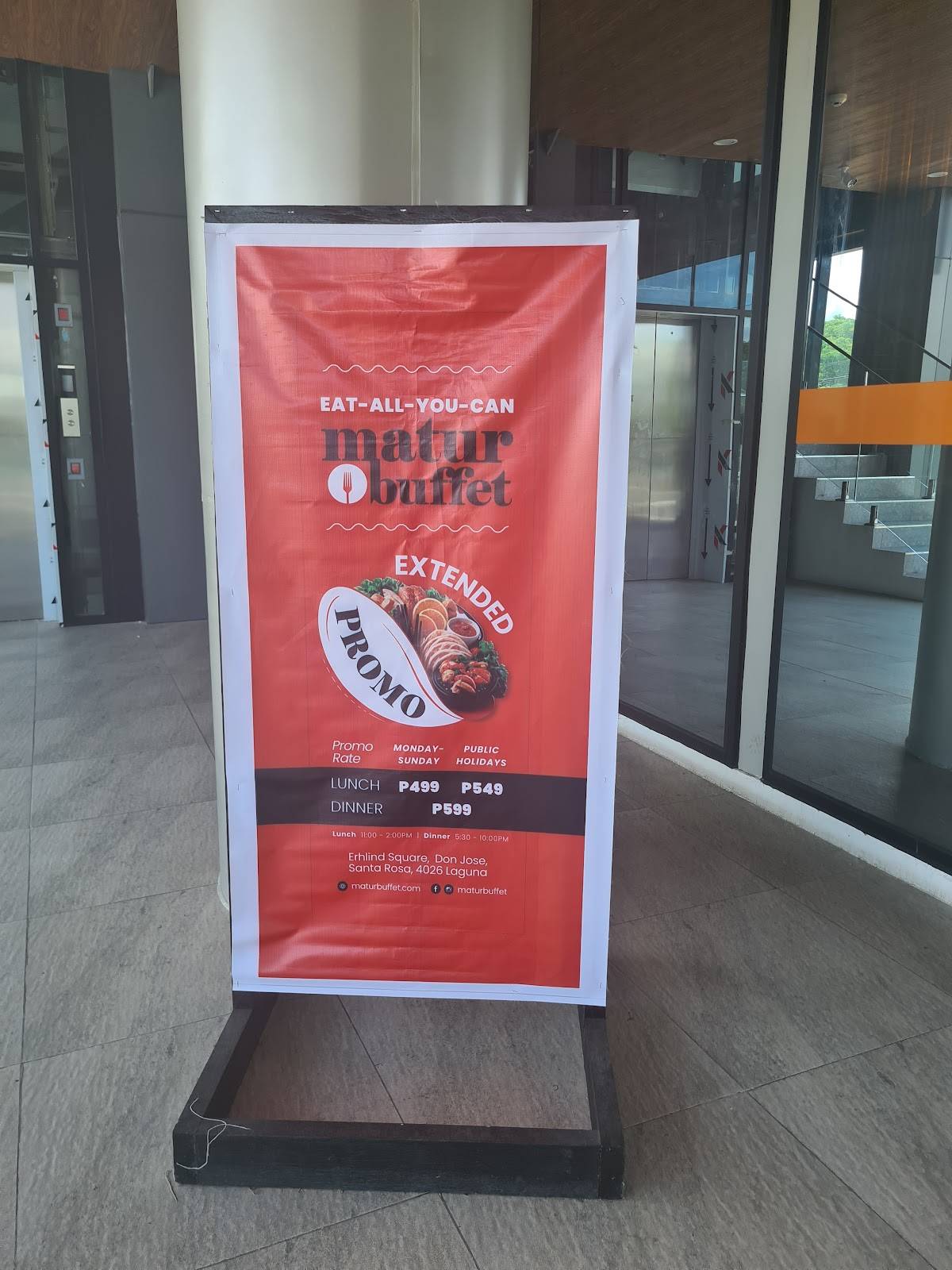 Matur Buffet меню