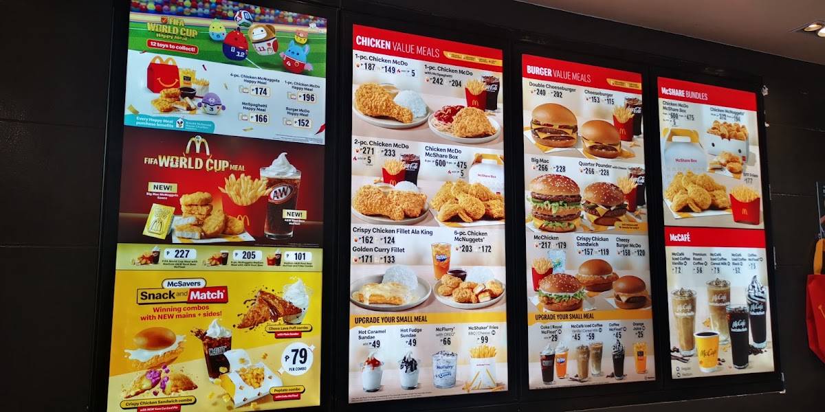 McDonald's Primark Plaridel меню