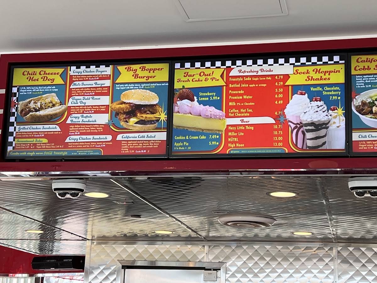 Mel's Drive-In меню