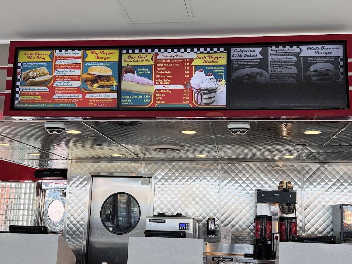 Mel's Drive-In меню