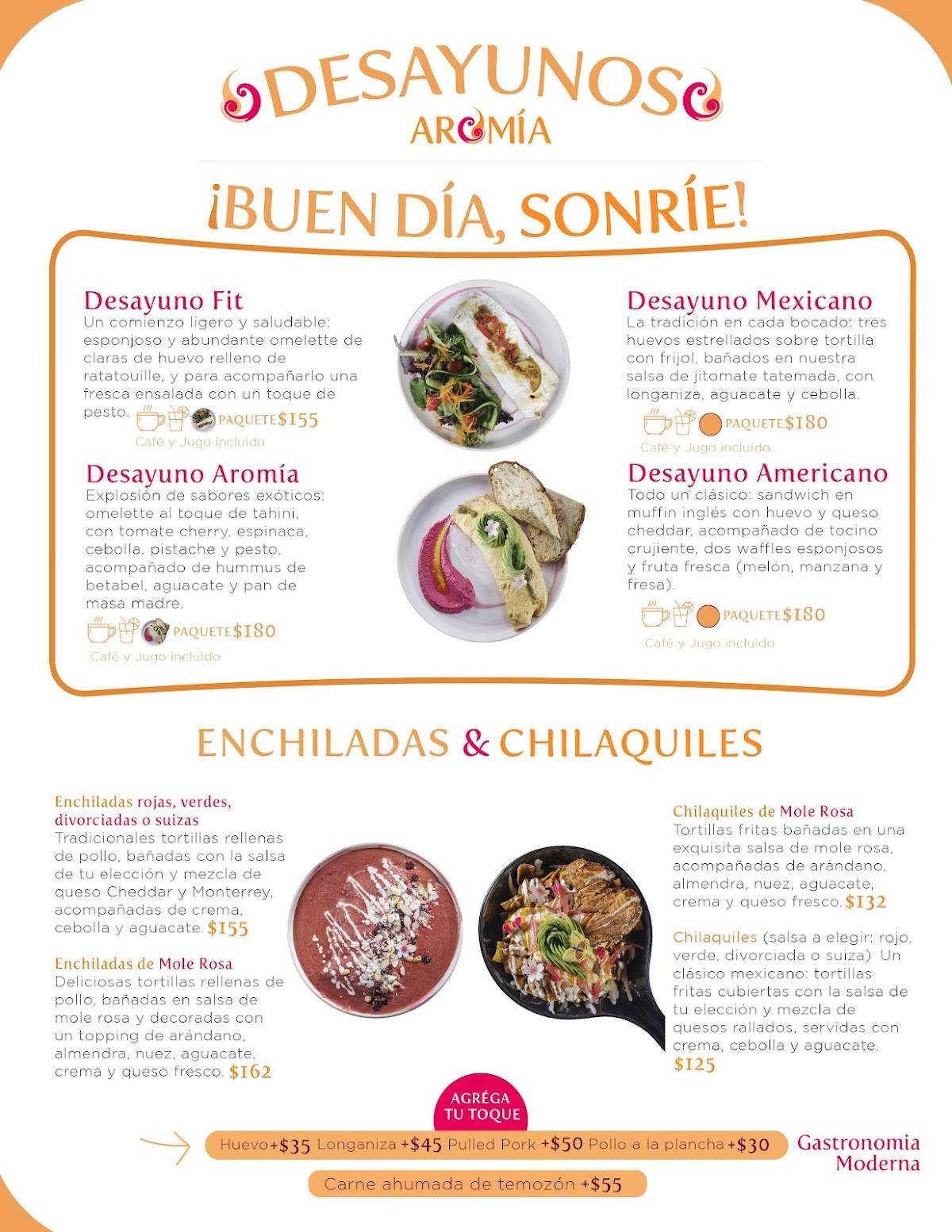 Aromía меню