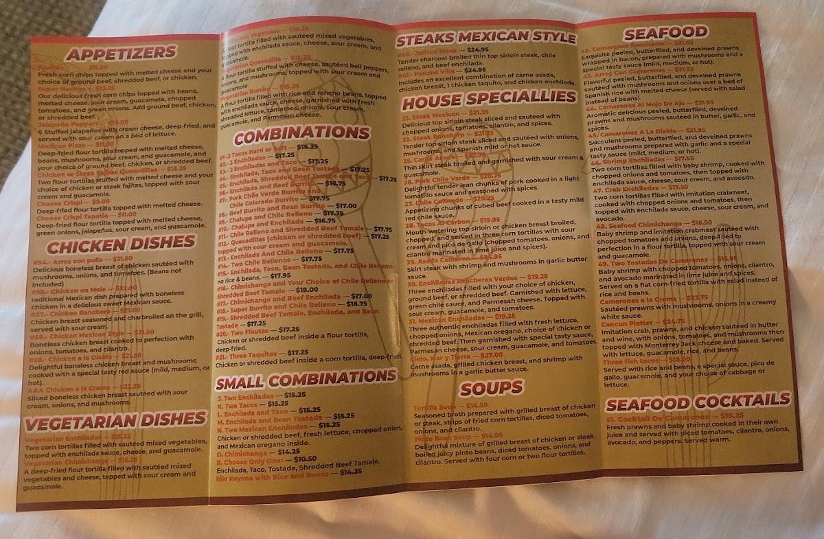 Mi Jalisco Mexican Restaurant меню