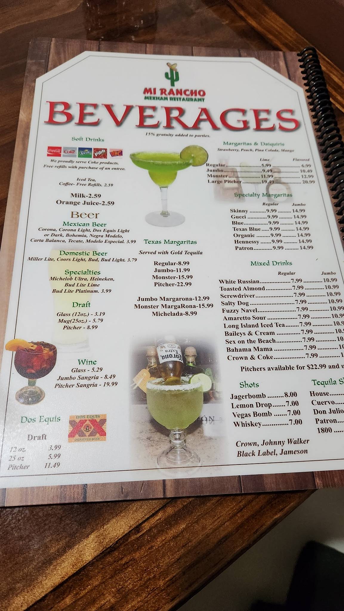 Mi Rancho 124 Dominion Dr меню