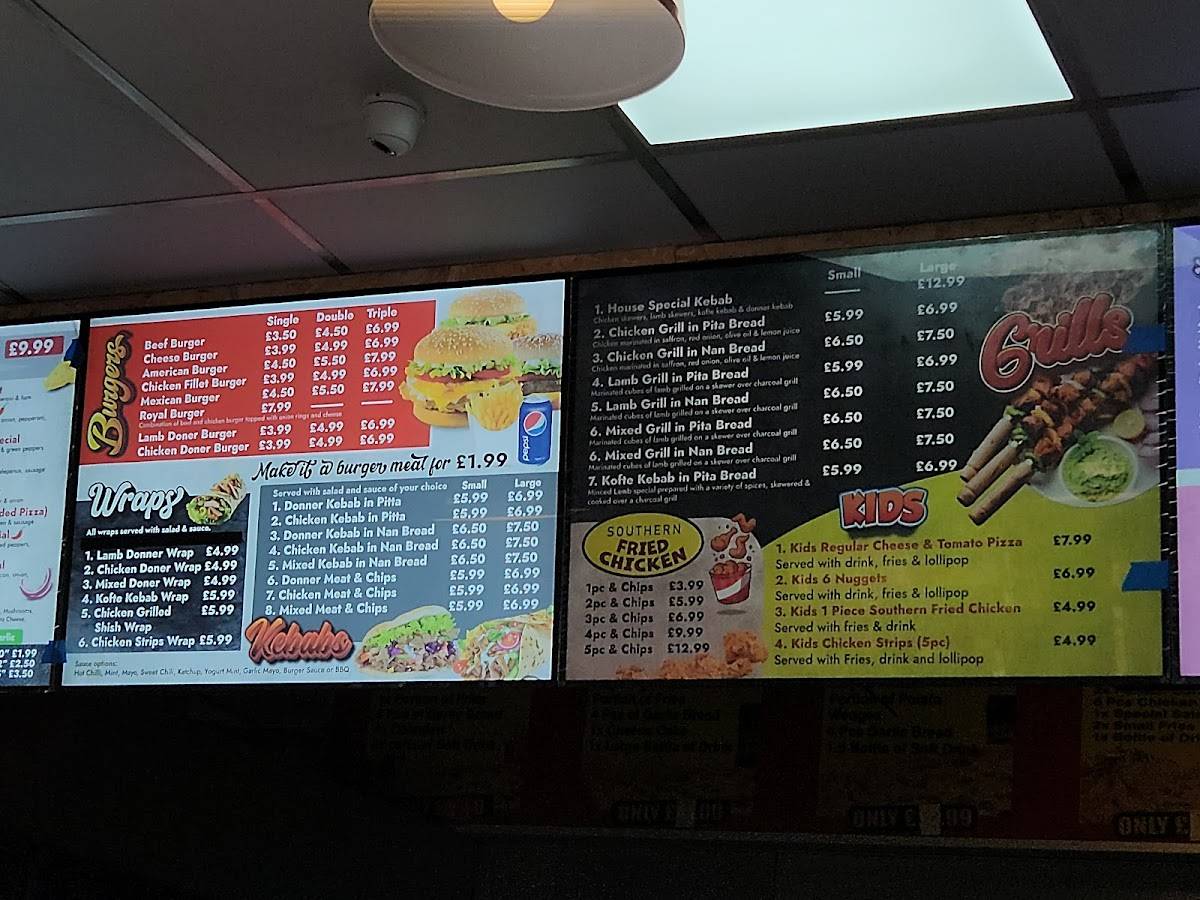 Milano Pizza & Grills Ltd меню
