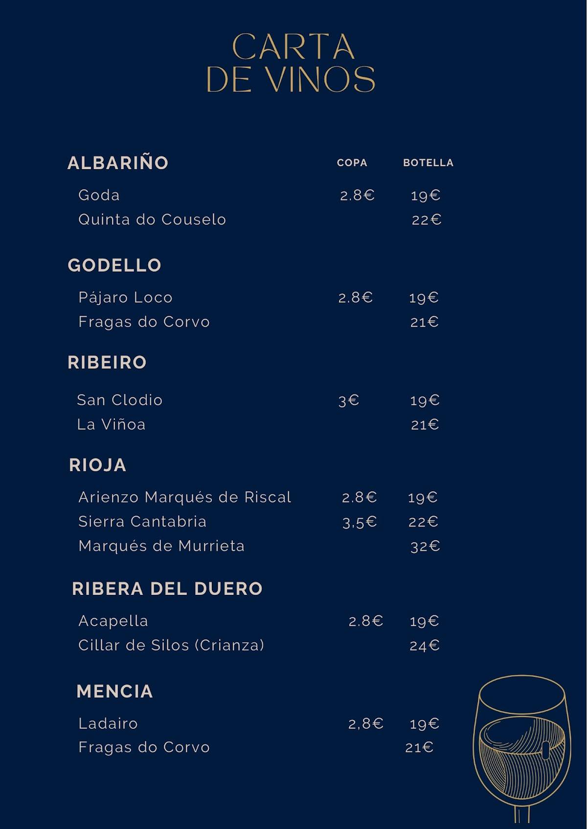 MoMa Cócteles & Tapas · Tui меню