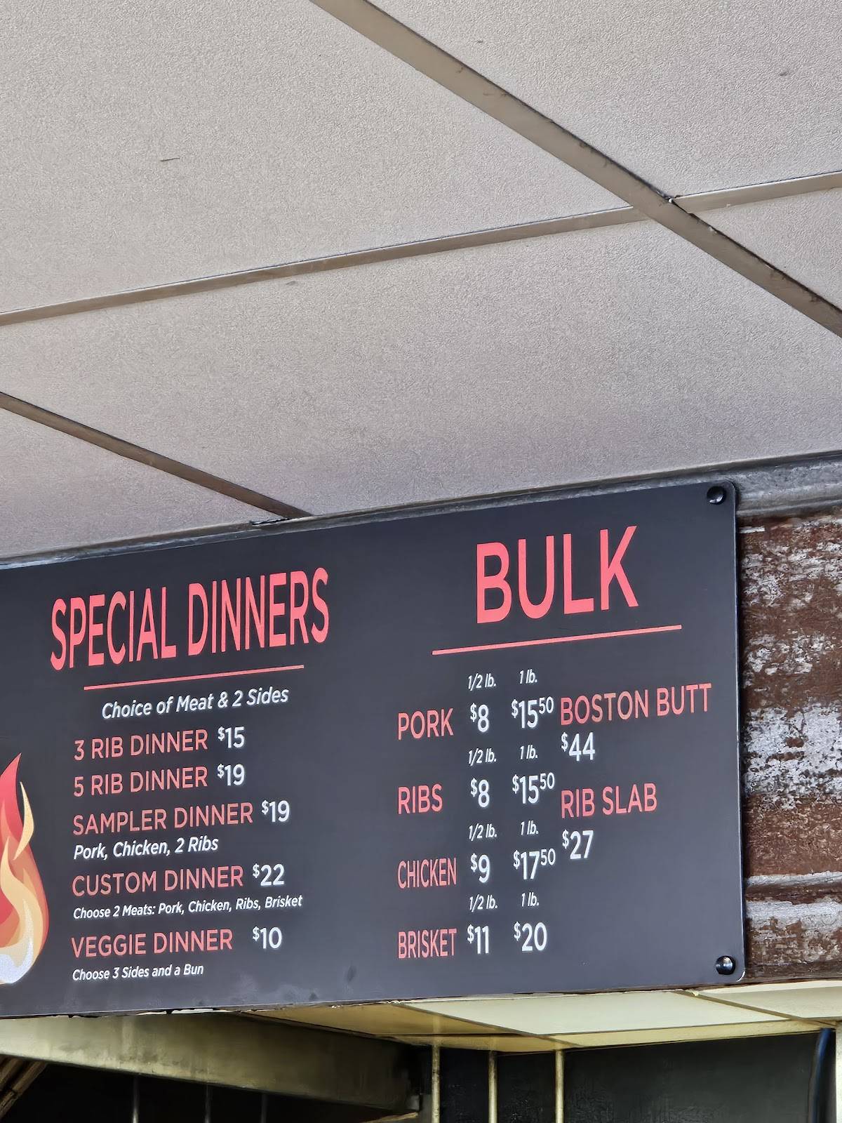 Mot’s Pit Cooked Barbeque меню