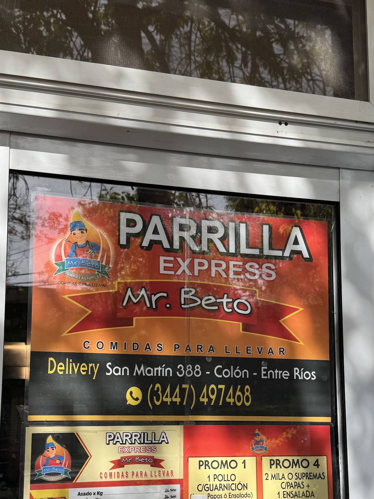 Mr. Beto меню