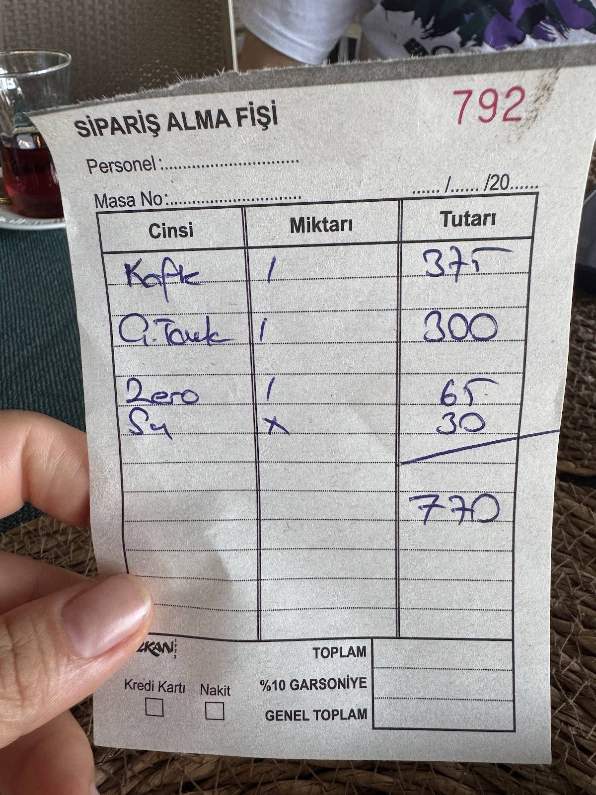 Mutluhan Çiftliği меню