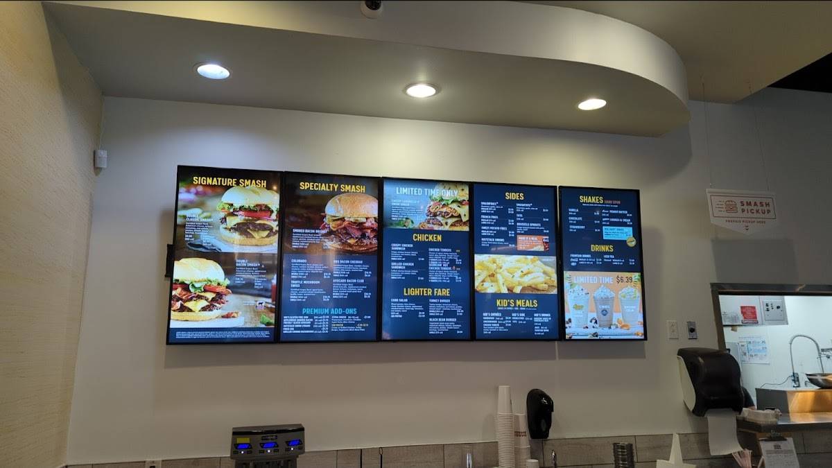 Smashburger меню