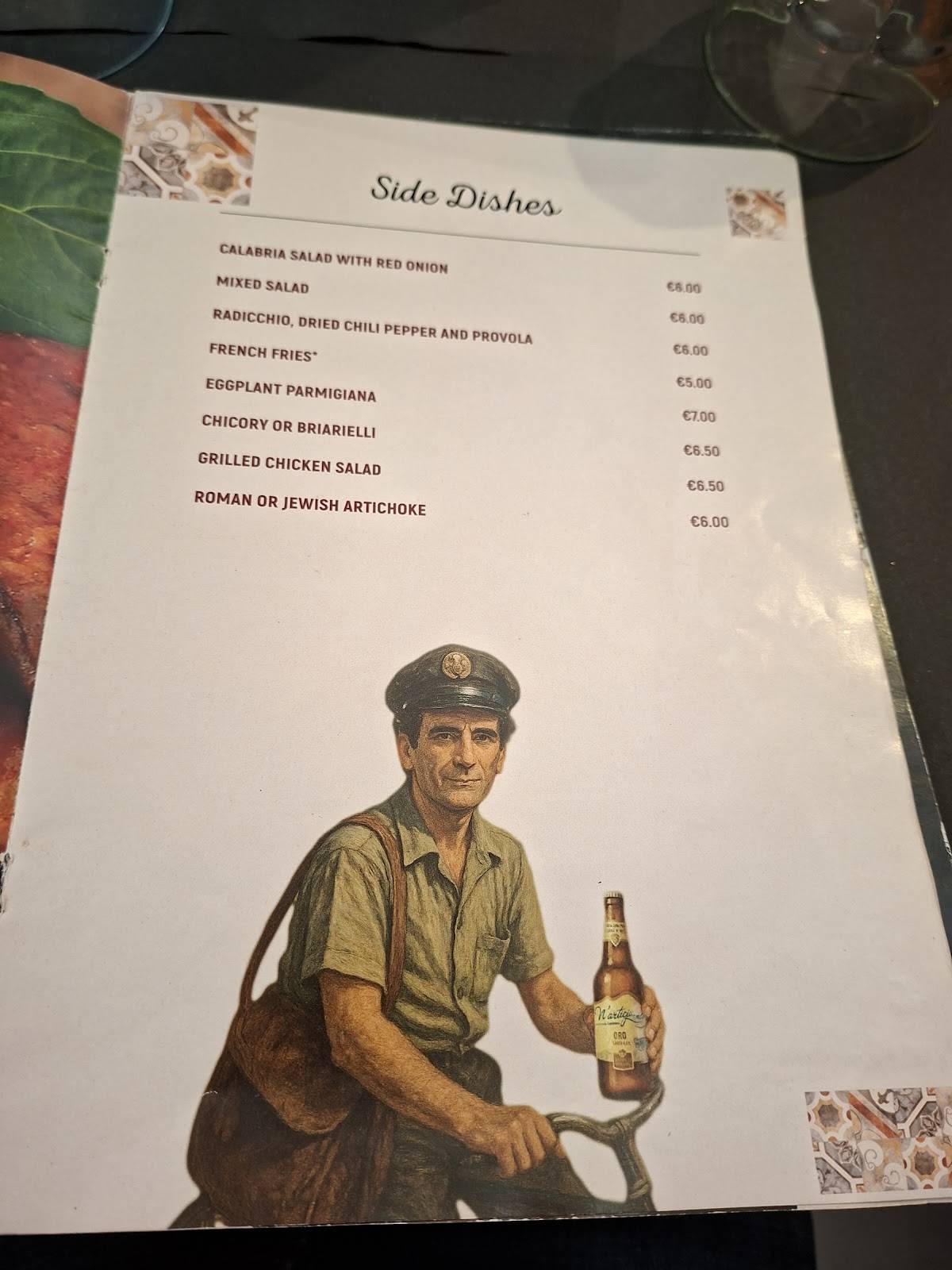 O'Pazzariello меню