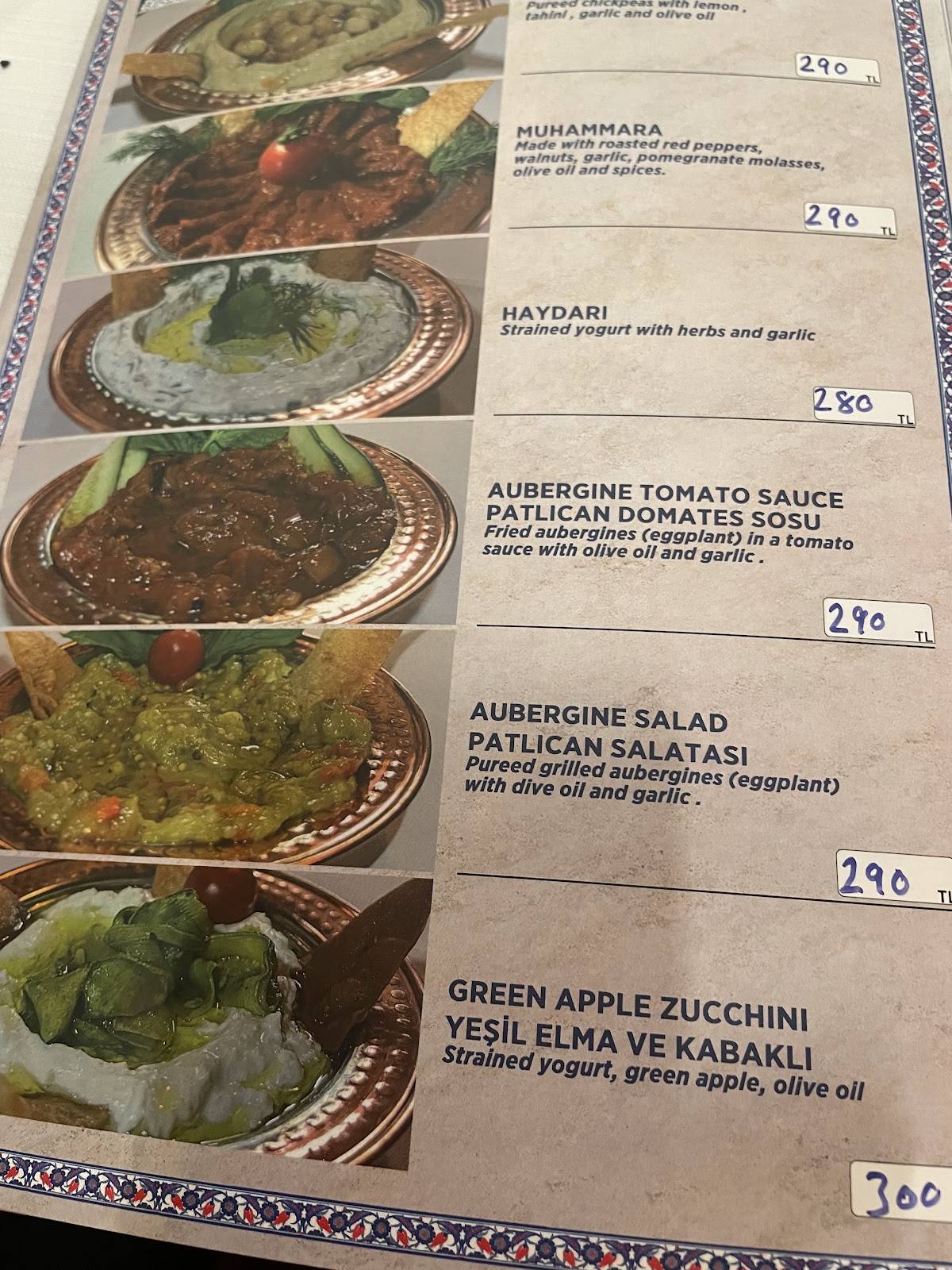 Oldest Ethnic Ottomare restaurant меню