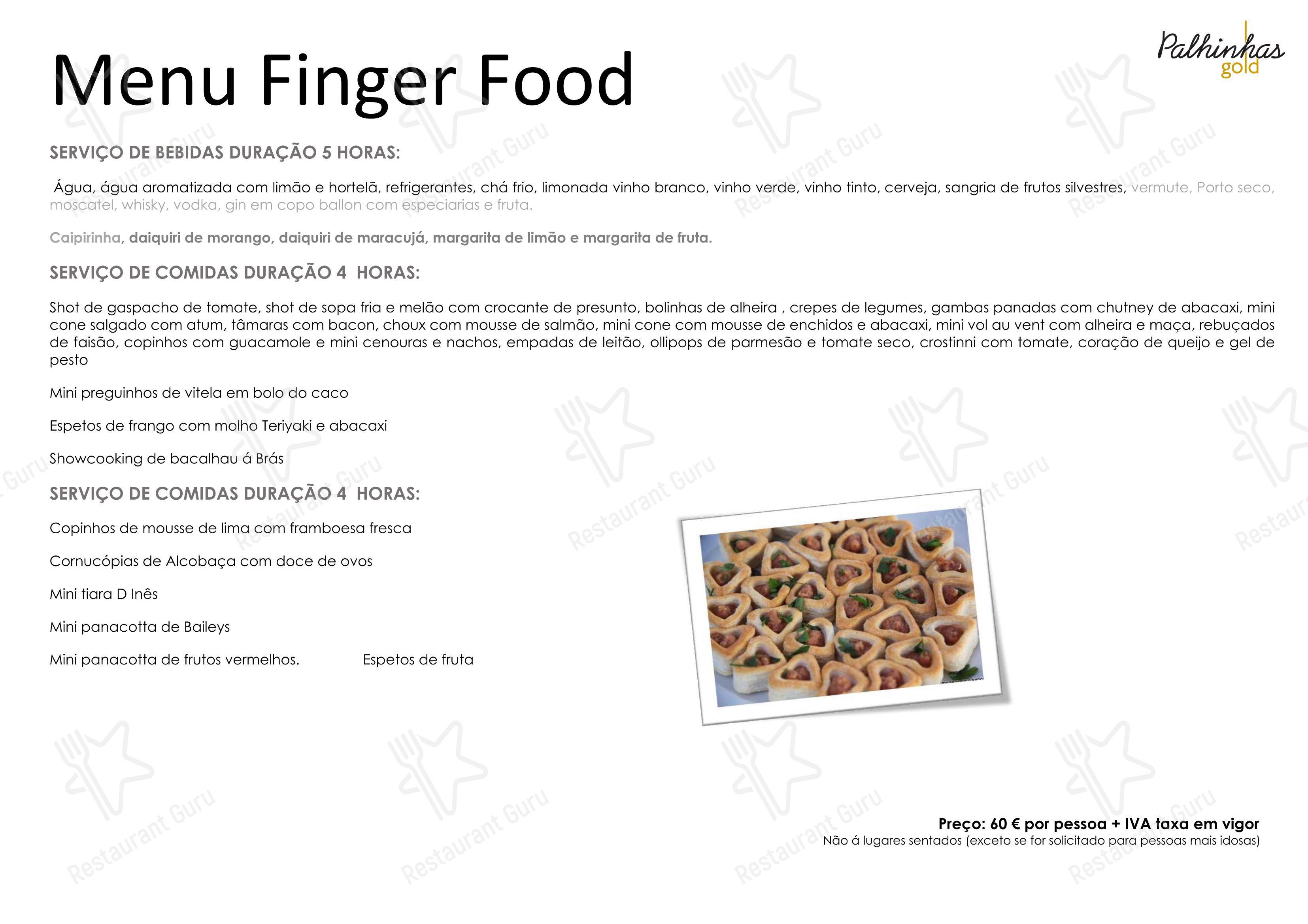 Palhinhas Gold в Риу-Майоре - Boronia Catering Menu Pack
