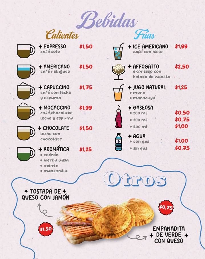 Panda Tea Cuenca меню