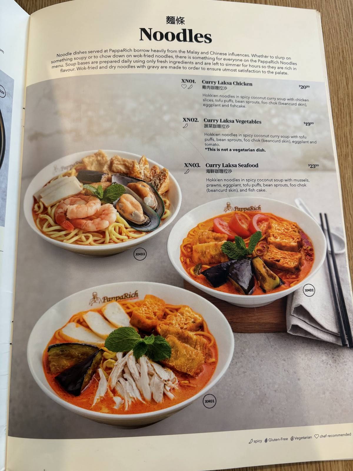 PappaRich Point Cook меню
