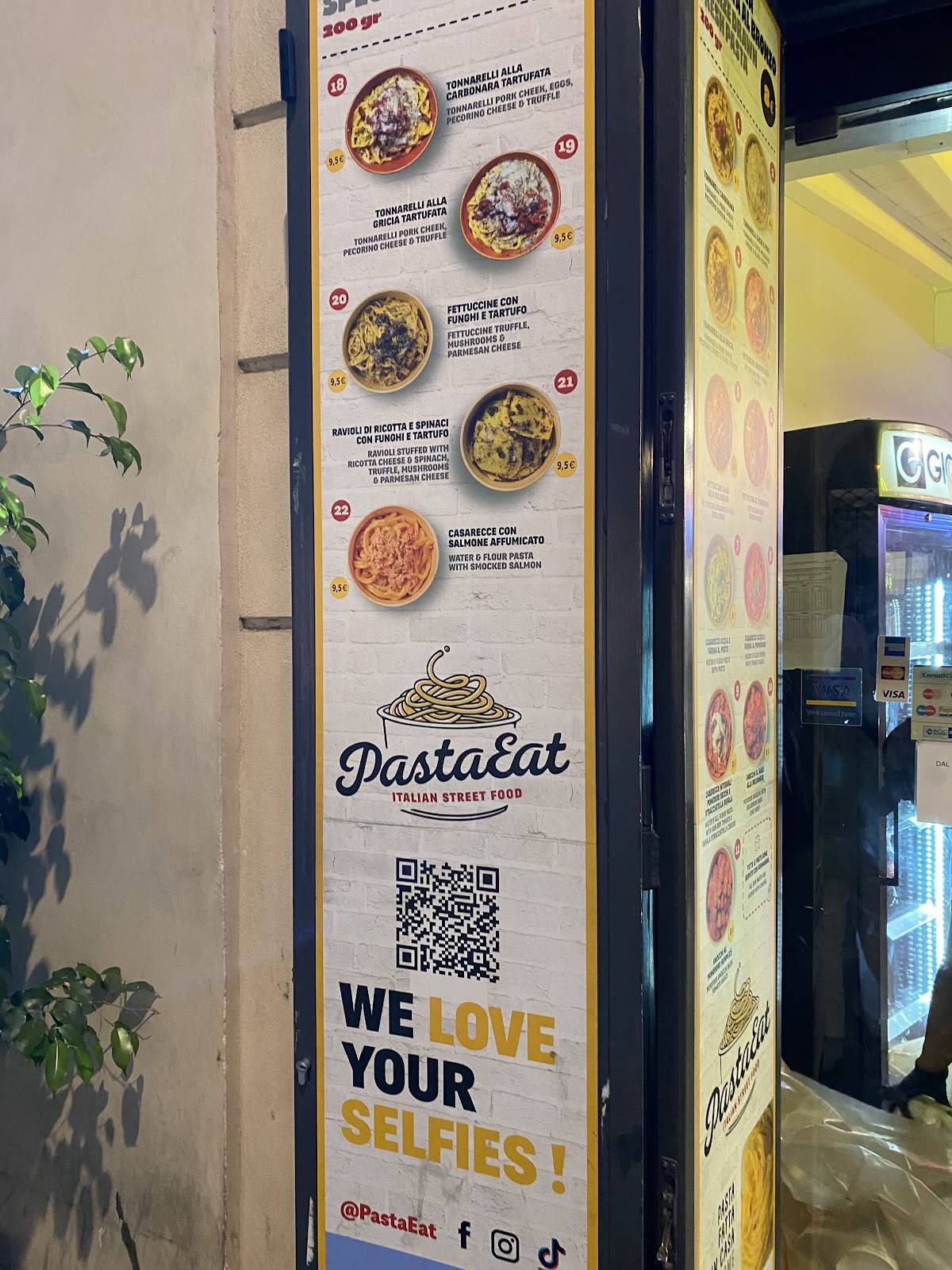 Pastaeat viale Ippocrate меню