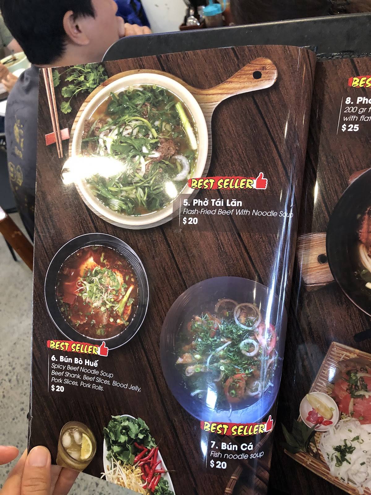 Phở Queen меню