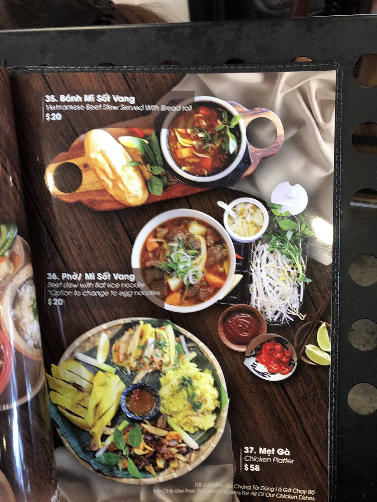 Phở Queen меню