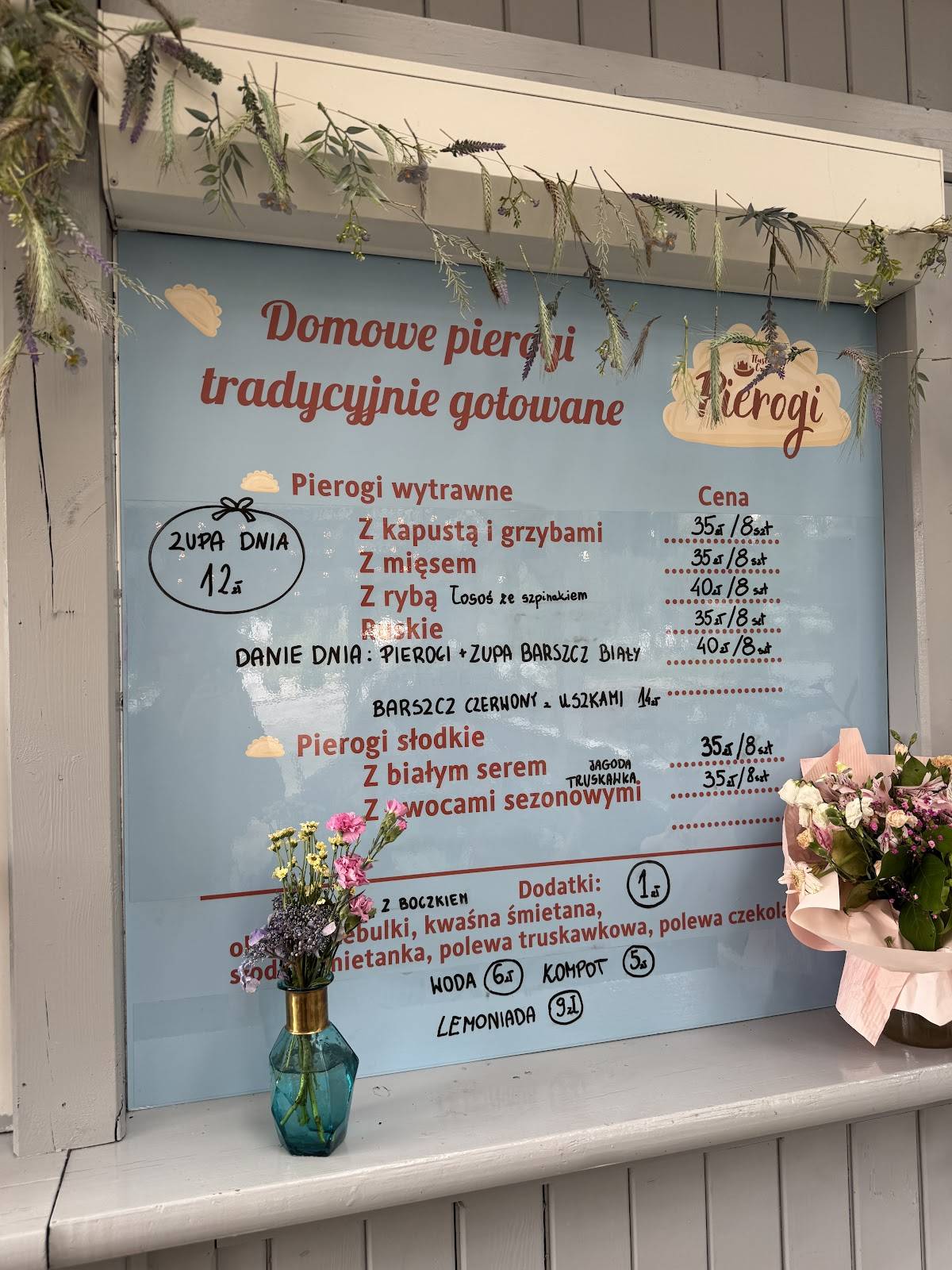 Pierogi меню