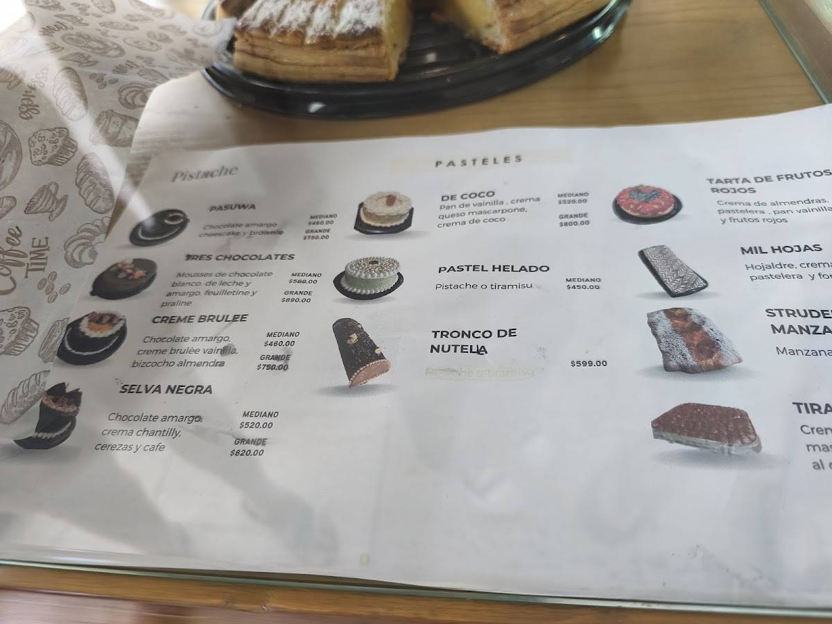 Pistache Mérida, un toque de Francia en Merida меню