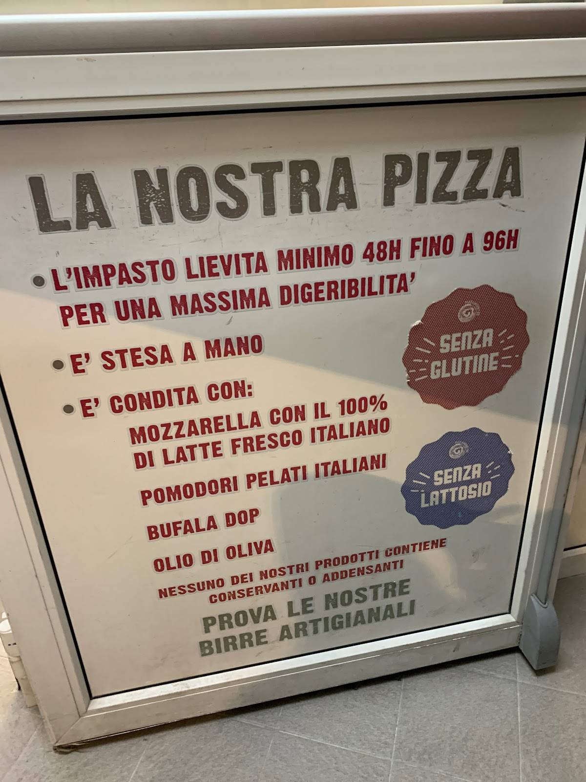 Pizza in Centro меню
