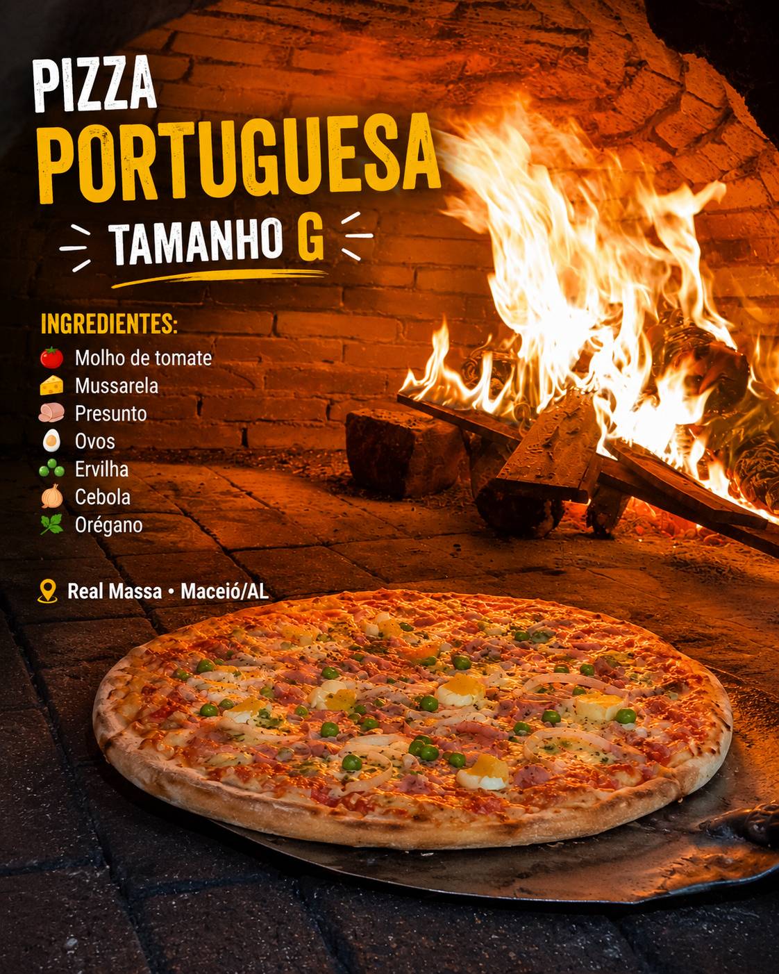Pizzaria Real Massa меню