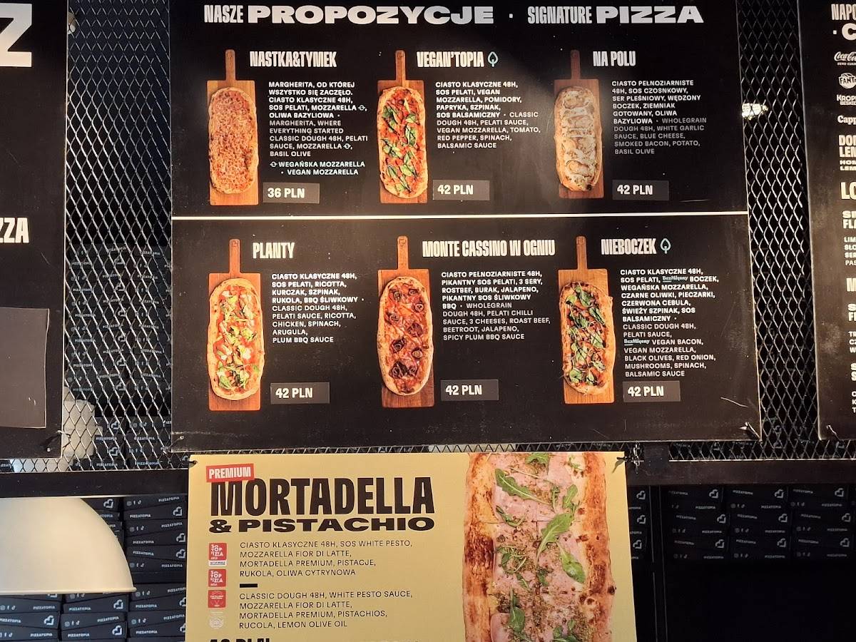 Pizzatopia Sopot меню