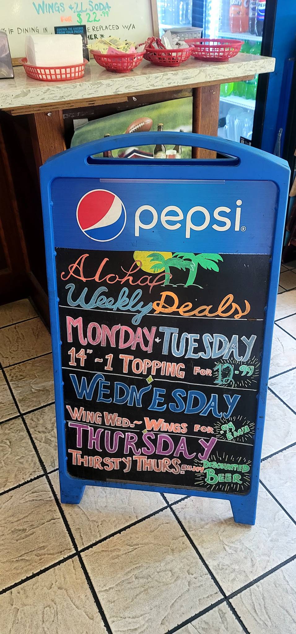 Aloha Pizza and Pasta меню