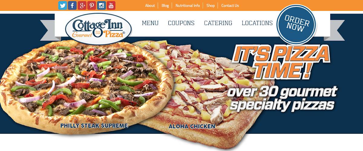 Cottage Inn Pizza Grand Blanc меню