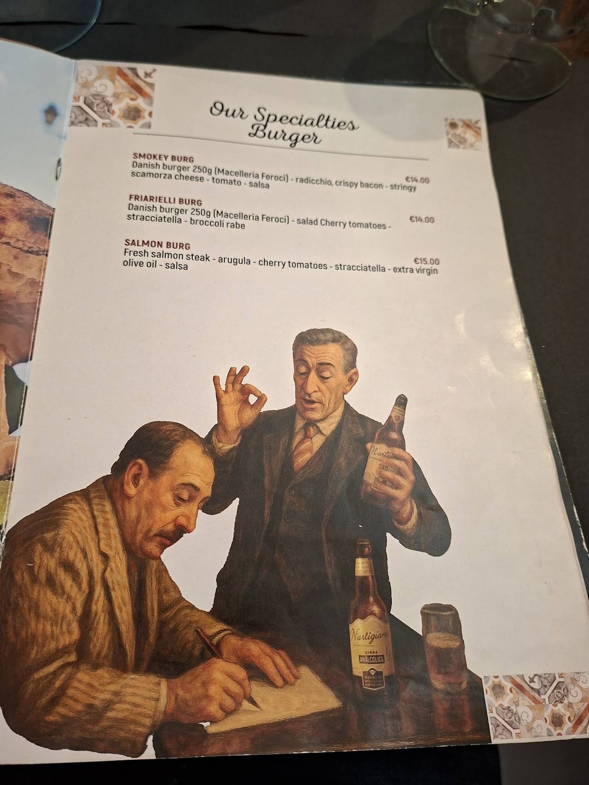 O'Pazzariello меню
