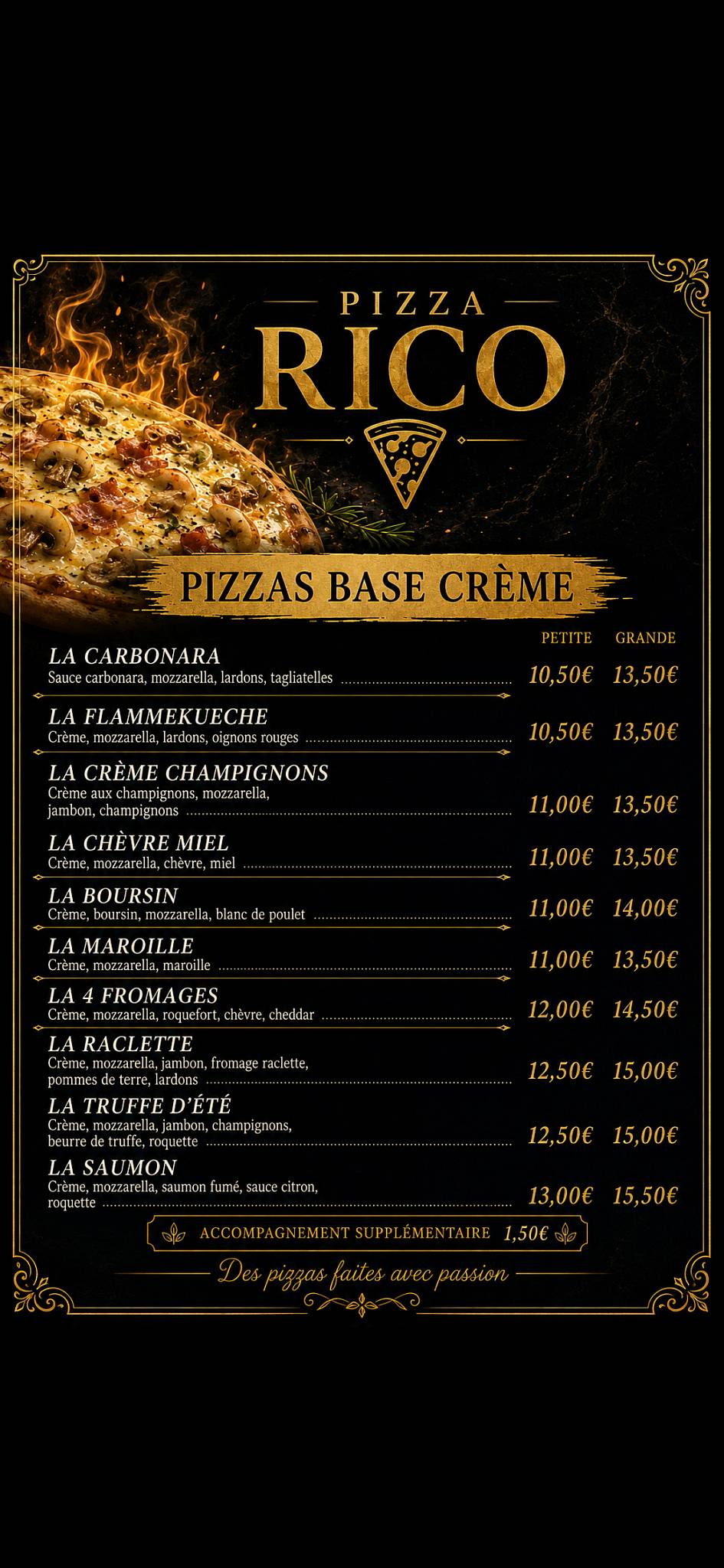 Pizza Rico меню