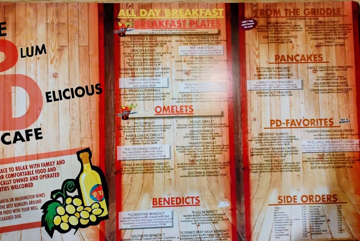 Plum Delicious Family Restaurant меню