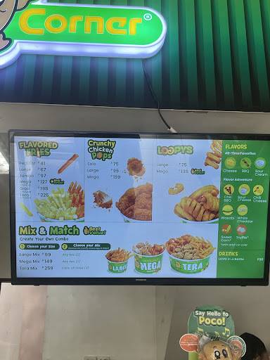 Potato Corner меню