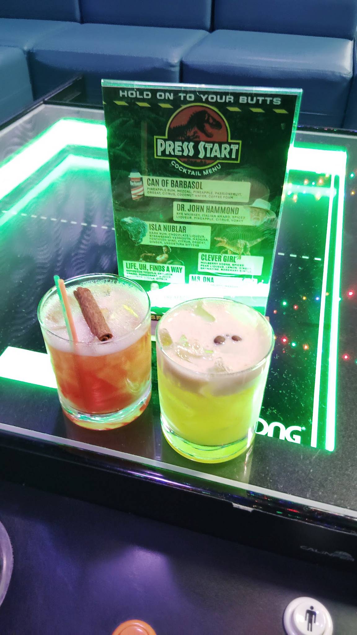 Press Start Arcade & Bar меню