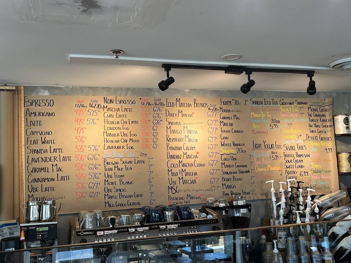 Projekt+Blend Cafe меню